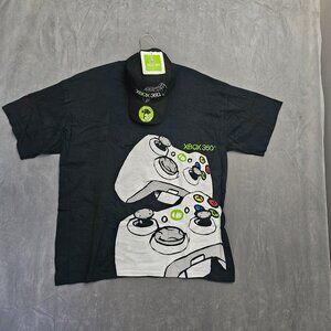 Vintage Y2K XBOX 360 Promo Official Licensed Black T-Shirt Hat Combo XL A5-11